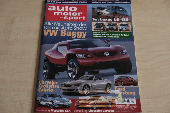 Deckblatt Auto Motor und Sport (02/2004)